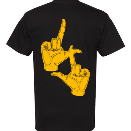 LTL CLASSIC TEE BLK/YELLOW