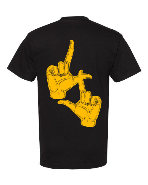 LTL CLASSIC TEE BLK/YELLOW