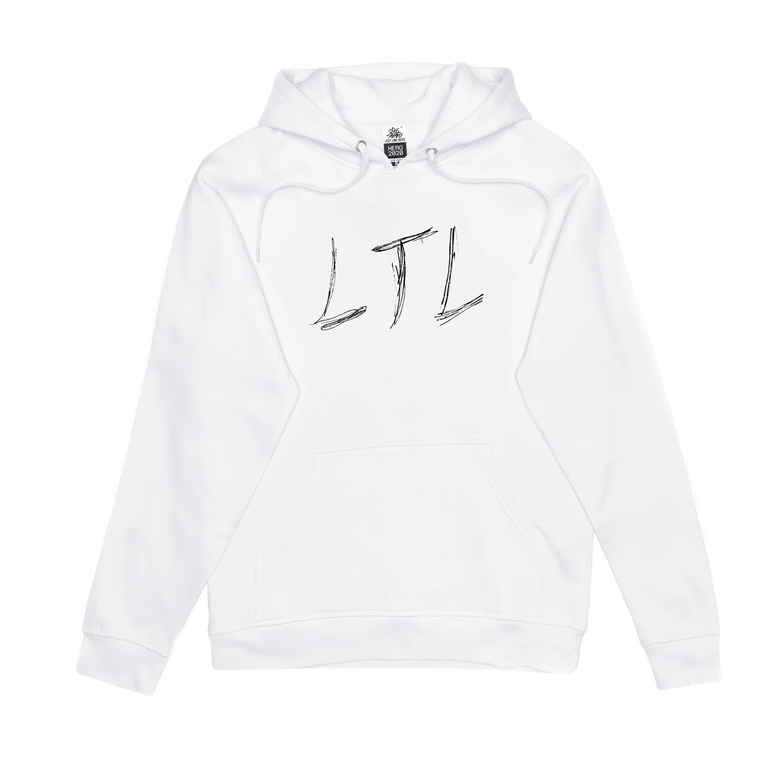 LTL CLASSIC HOODIE WHT/BLK